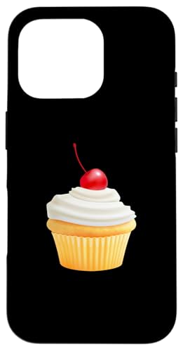 Vanille Cupcake White Frosting Cherry on the Top Hülle für iPhone 16 Pro Vanille Cupcake White Frosting Cherry on the Top Hülle für iPhone 16 Pro von es designs