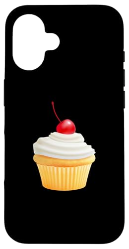 Vanille Cupcake White Frosting Cherry on the Top Hülle für iPhone 16 Vanille Cupcake White Frosting Cherry on the Top Hülle für iPhone 16 von es designs