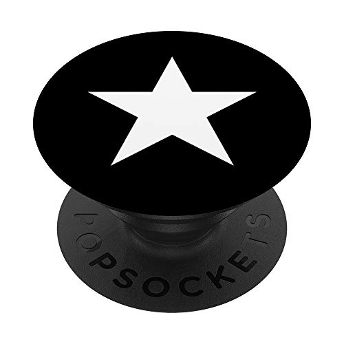 Weißer Stern PopSockets mit austauschbarem PopGrip von es designs