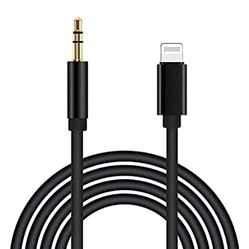Auto AUX Kabel für iPhone,Apple MFi-zertifiziertes Lightning auf 3,5 mm AUX-Kabel für Auto, kompatibel mit iPhone 14,13,12,11 Pro Max XS XR X 8,7,6, iPad, iPod auf Auto,Heim-Stereo-Lautsprecher von esbeecables