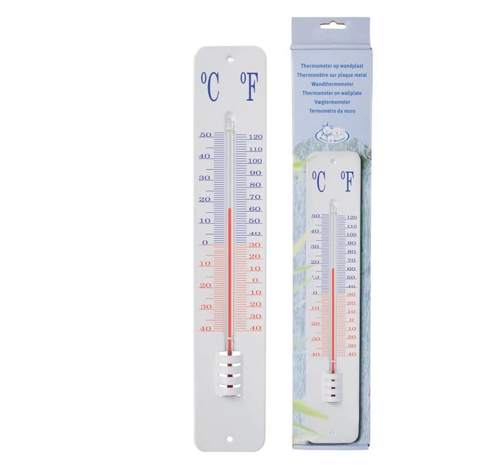 esschert design Wandthermometer 45 cm TH13 Wetterstation von esschert design