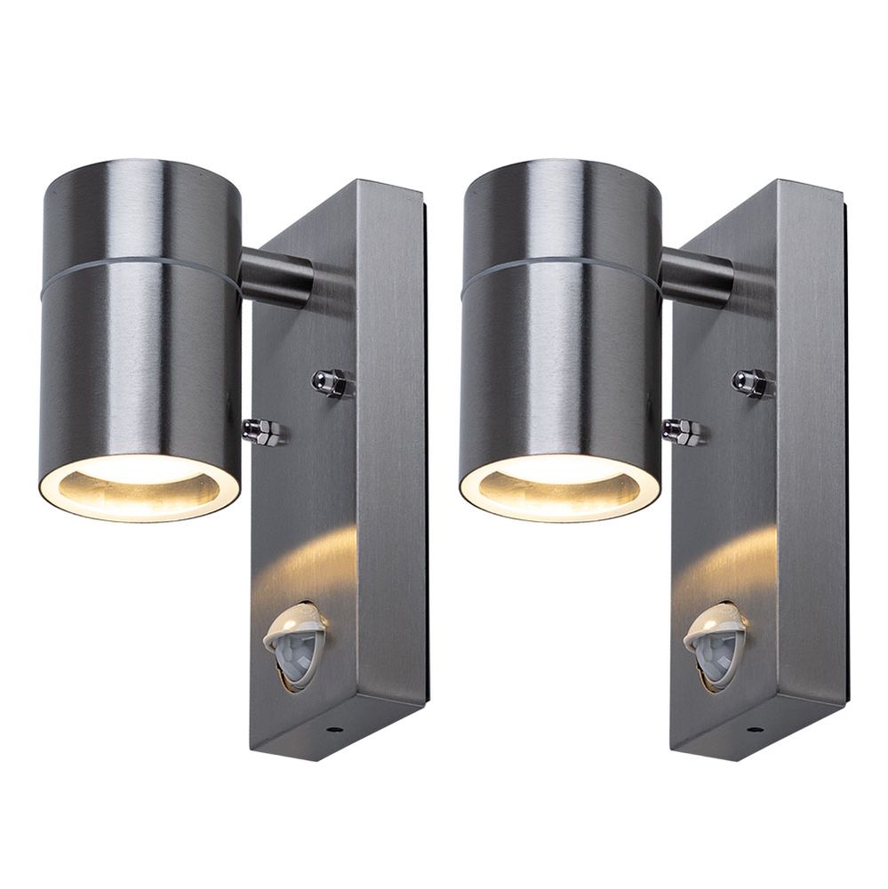 2er Set LED Außenleuchten mit Bewegungssensor von V-Tac