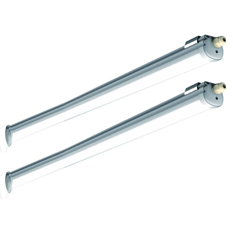 2er Set LED Wannenleuchte, 5120 Lumen, Kaltweiß, L 150 cm, VT-1532 von etc-shop