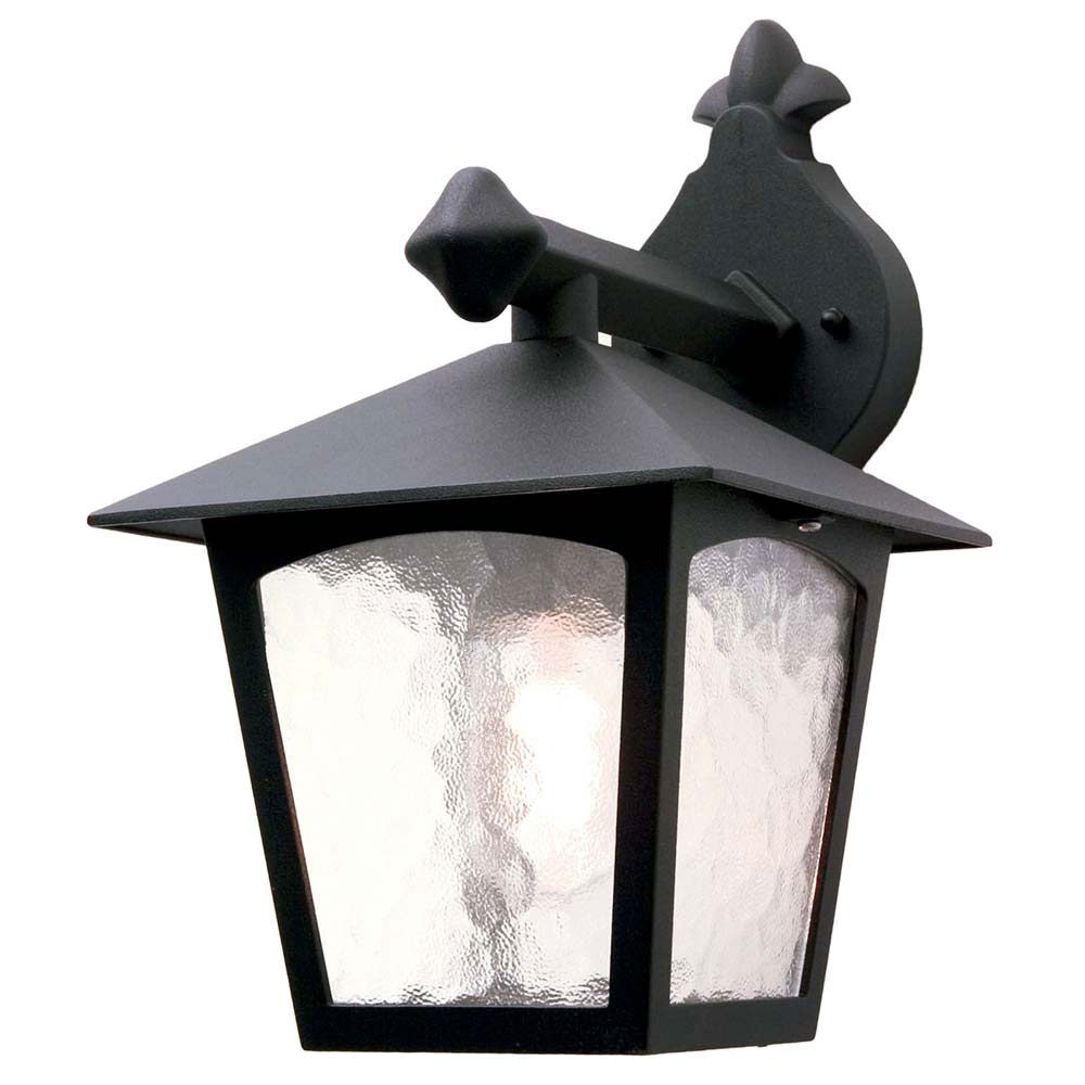 Außenleuchte, Wandlampe, ALU-Druckguss Glas, H 31 cm von etc-shop