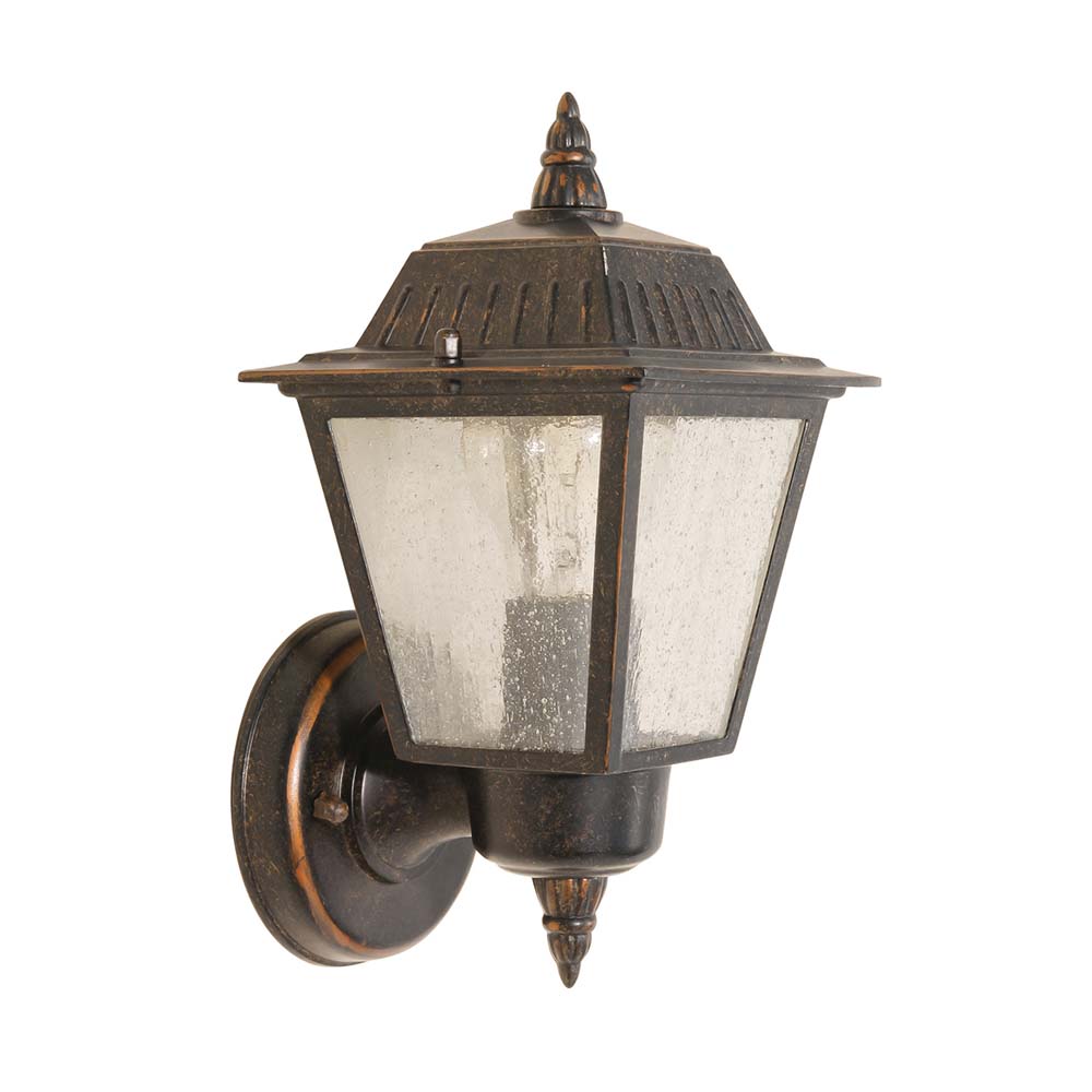 Außenleuchte, Wandlampe, ALU-Guss, Bronze, H 26 cm von etc-shop
