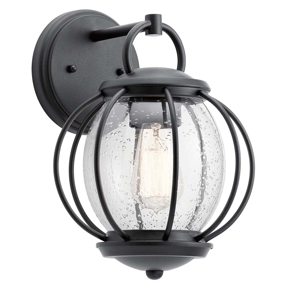 Außenleuchte, Wandlampe, Laterne, Stahl, H 30,7 cm von etc-shop