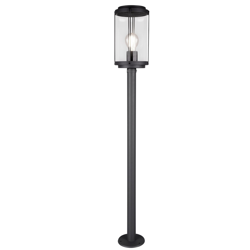 LED Außen Stehleuchte, Alu Druckguss, schwarz, H 100 cm, TANARO von etc-shop