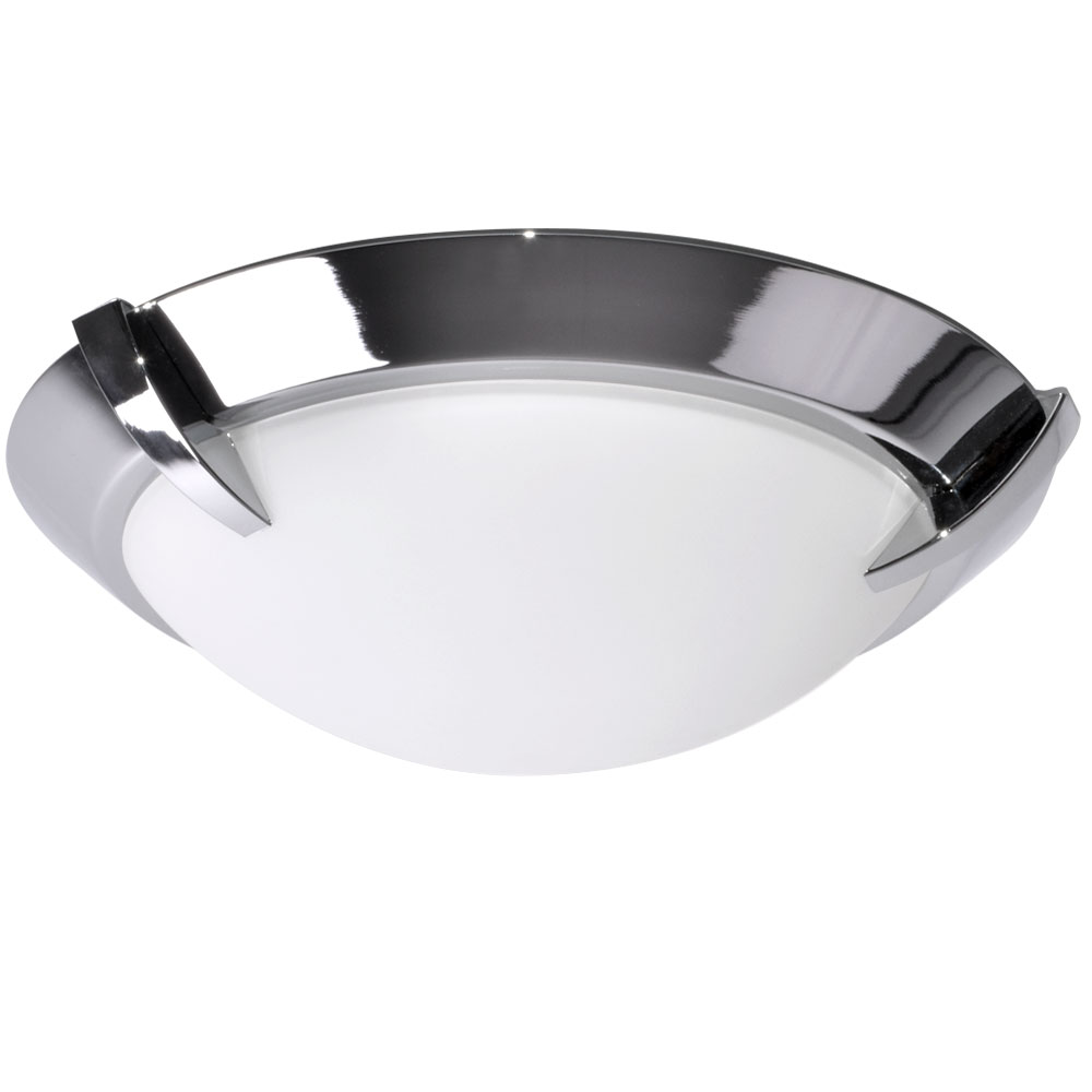 LED Deckenleuchte aus Glas, Durchmesser 27 cm von etc-shop