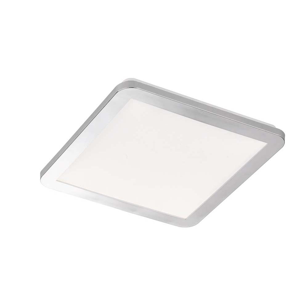 LED Deckenleuchte chrom, dimmbar, IP44, L 30 cm von etc-shop