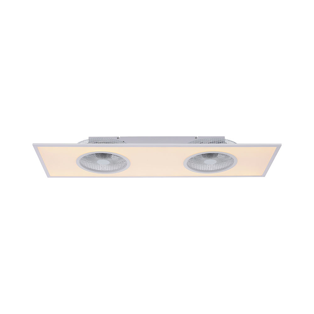 LED Deckenventilator, Fernbedienung, 10 Stufen, L 120 cm von etc-shop