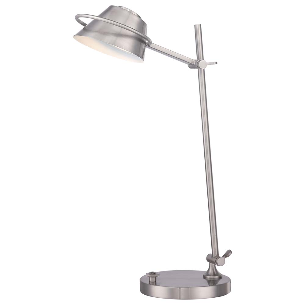 LED Tischlampe, Nickel, H 51 cm von etc-shop