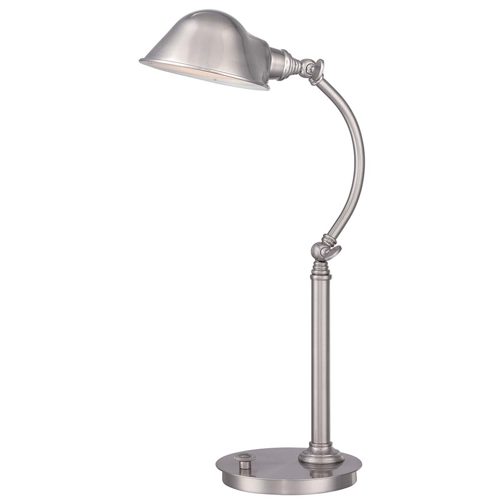 LED Tischlampe, Nickel, H 53 cm von etc-shop