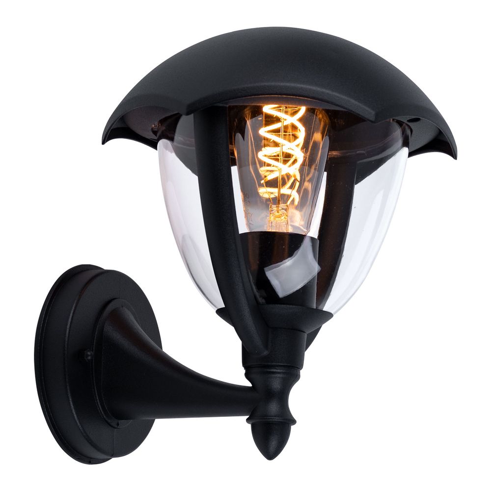 RGB LED ALU Wandlampe in schwarz für Ihren Garten VT-730 von etc-shop
