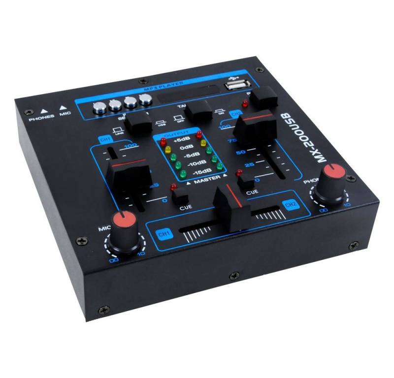 Liston12 Mischverstärker (DJ Mischpult Party Musikanlage Mixer USB/MP3 Crossfading) von Liston12