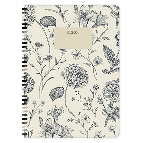 etmamu 135 Notizblock Flowers A4, 60 Blatt liniert von etmamu