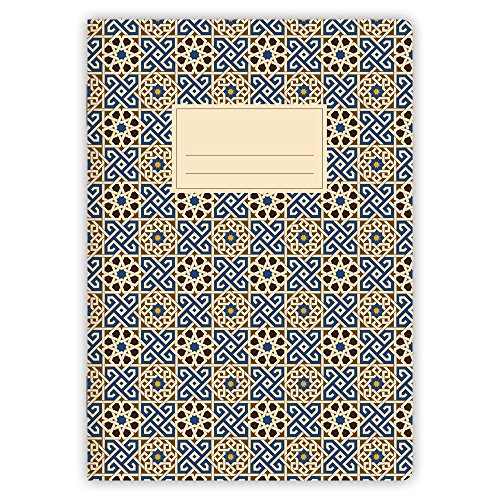 etmamu 528 Notizheft Muster Marokko Nr. 3 A5, 32 Blatt liniert von etmamu