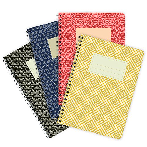 etmamu 660 4er-Pack Notizblöcke Japan A5, 60 Blatt liniert etmamu 660 4er-Pack Notizblöcke Japan A5, 60 Blatt liniert von etmamu