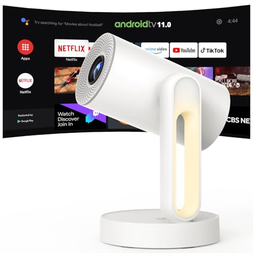 ETOE Starfish Mini Beamer, Android TV 11.0, Unterstützt 4K, Auto Keystone-Korrektur, 150 Zoll, Individuelle Touch-Nachtlichtfunktion mit Mehrfarbigem Licht, Unterstützt Chromecast, AirPlay, Miracast ETOE Starfish Mini Beamer, Android TV 11.0, Unterstützt 4K, Auto Keystone-Korrektur, 150 Zoll, Individuelle Touch-Nachtlichtfunktion mit Mehrfarbigem Licht, Unterstützt Chromecast, AirPlay, Miracast von etoe