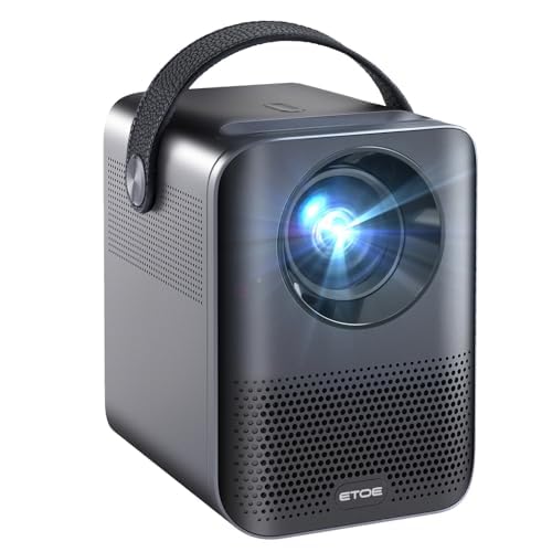 etoe D2 Pro Mini Beamer 4K mit Android TV 10.0, Netflix Lizenziert, 400 ANSI Lumen, 150", Google Assistant,Airplay, Miracast, HDR 10+, Native 1080P FHD & 5G WiFi & Bluetooth etoe D2 Pro Mini Beamer 4K mit Android TV 10.0, Netflix Lizenziert, 400 ANSI Lumen, 150", Google Assistant,Airplay, Miracast, HDR 10+, Native 1080P FHD & 5G WiFi & Bluetooth von etoe