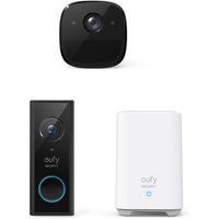 eufy Video Doorbell 2K (batteriebetrieben) + HomeBase 2 + eufyCam 2 Pro Add-on Camera von eufy