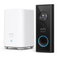 eufy Video Doorbell 2K (batteriebetrieben) + HomeBase 2 - Schwarz von eufy
