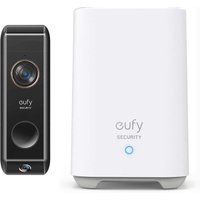 eufy Video Doorbell Dual + HomeBase 2 - 2K-Videotürklingel mit Basisstation - schwarz von eufy