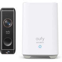 eufy Video Doorbell Dual + HomeBase 2 - 2K-Videotürklingel mit Basisstation - Schwarz von eufy