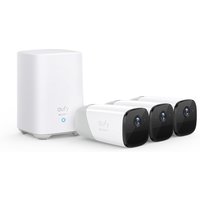 eufyCam 2 Pro 3+1 Kit - 3-Kameraset mit HomeBase 2 - Weiß von eufy