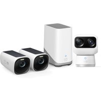 eufyCam 3 Starter Set 2+1 - 2er-Kameraset mit HomeBase 3 + Indoor Cam S350 von eufy