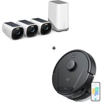 eufyCam 3 Starter Set 3+1 - 3er-Kameraset mit HomeBase 3 + eufy Clean L60 Hybrid eufyCam 3 Starter Set 3+1 - 3er-Kameraset mit HomeBase 3 + eufy Clean L60 Hybrid von eufy