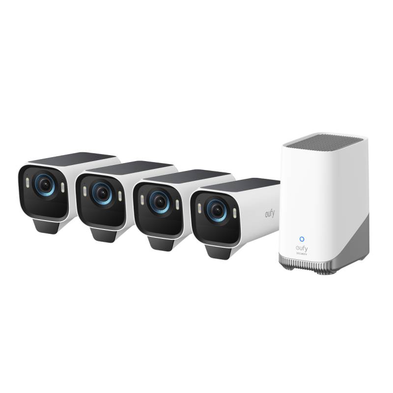 eufyCam S3 Pro 4-Kamera-Set We von eufy