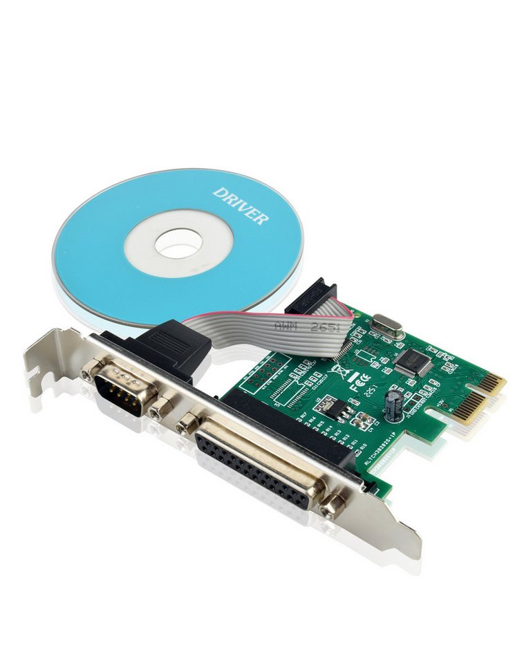 euroharry DB25 Parallel Port LPT Printer DB9 RS232 zu PCI-E Adapter Converter Computer-Adapter euroharry DB25 Parallel Port LPT Printer DB9 RS232 zu PCI-E Adapter Converter Computer-Adapter von euroharry