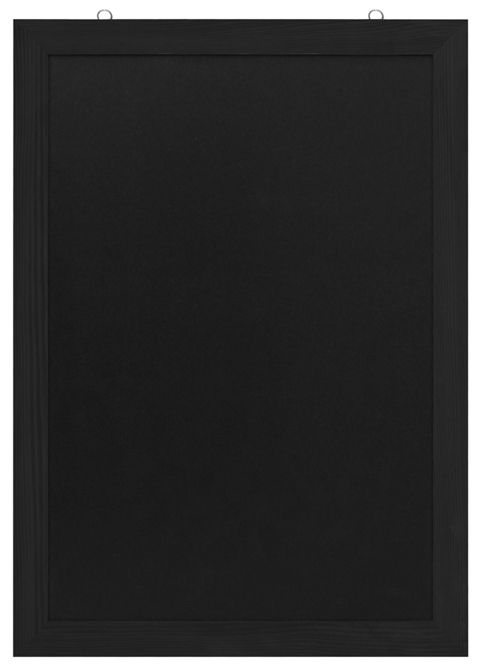 EUROPEL Kreidetafel mit Holzrahmen, 500 x 700 mm, schwarz EUROPEL Kreidetafel mit Holzrahmen, 500 x 700 mm, schwarz von europel