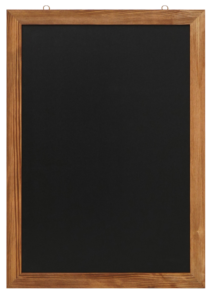 EUROPEL Kreidetafel mit Holzrahmen, 600 x 840 mm, schwarz von europel