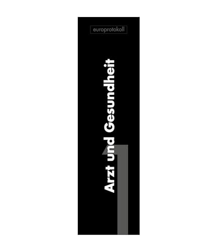 Rückenschild 'Arzt und Gesundheit' für DIN A4 Ordner (5er Set) von europrotokoll