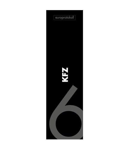 Rückenschild 'Kfz' für DIN A4 Ordner (3er Set) von europrotokoll