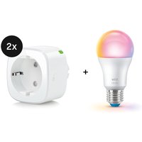Eve Energy Matter 2er-Set + WiZ Tunable White & Color E27 A60 60W Eve Energy Matter 2er-Set + WiZ Tunable White & Color E27 A60 60W von eve, WiZ