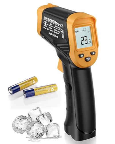 Eventek Infrarot-Thermometer, -50°C bis 600°C Leichtes Temperaturmessgerät, berührungsloses digitales Laser-Thermometer, beleuchteter Bildschirm, nicht-menschlich - für Küche/Grill/Kühlung/Industrie Eventek Infrarot-Thermometer, -50°C bis 600°C Leichtes Temperaturmessgerät, berührungsloses digitales Laser-Thermometer, beleuchteter Bildschirm, nicht-menschlich - für Küche/Grill/Kühlung/Industrie von eventek