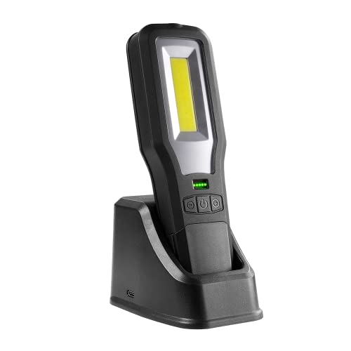 everActive COB LED Werkstattlampe, Arbeitsleuchte, 10W, 550 Lumen, zwei unabhängige Lichtquellen, wiederaufladbar, wasserdicht, Modell: WL-600R von everActive