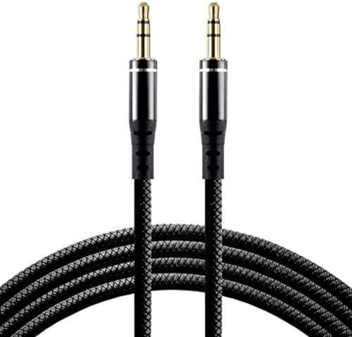 everActive Silikonkabel, Audio-AUX-Stecker 3,5 mm Stereoklinke, 150 cm lang, schwarz, Modell: CBS-1.5JB von everActive
