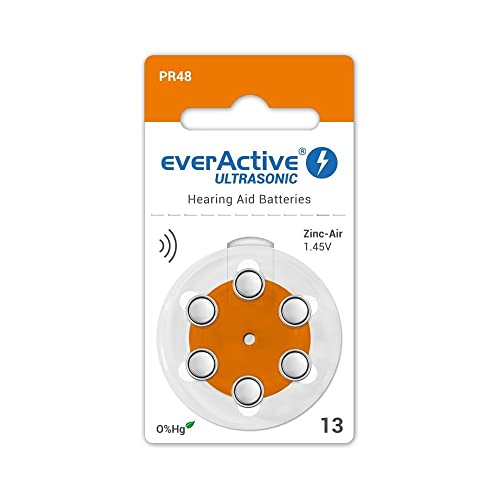 everActive ULTRASONIC 13 1.45V Hörgeräte-Batterien - 10x Blisters von everActive