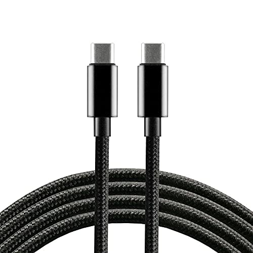 everActive USB-C PD Kabel, Nylonkabel, mit 60W Schnellladeunterstützung, Power Delivery 3 A, 100 cm lang, Modell: CBB-1PD3, schwarz, 1m von everActive