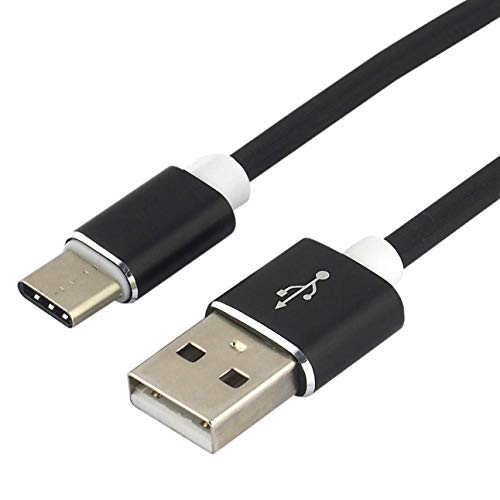 everActive USB USB-C/Typ C Kabel, Silkonkabel, schnelles Laden mit bis zu 3 A, 100 cm lang, schwarz, Modell: CBS-1CB von everActive