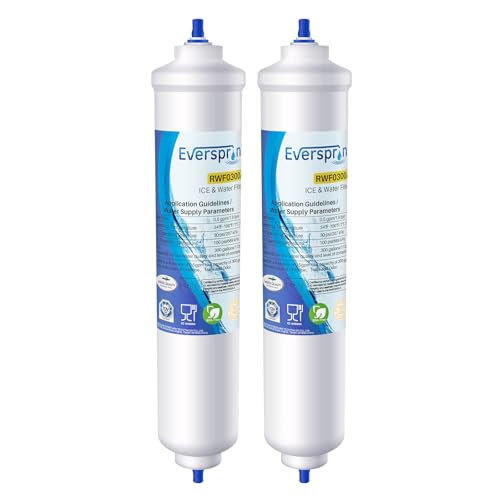 Wasserfilter Kühlschrank Ersatz für Samsung DA29-10105J DA29-10105J HAFEX/EXP, DA99-02131B, WSF-100, EF9603, HAIER LG Inline-Kühlschrank 2 Stück von EVERSPRING RWF0300A (rechnung vorhanden) (2) von everspring