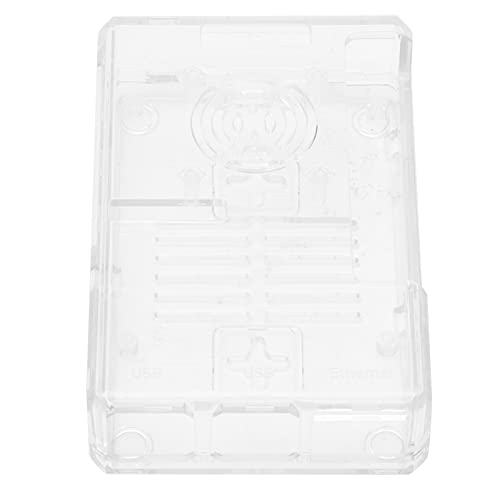 4 Gehäuse für Modell B ABS-Gehäuse Mikrocomputer-Kühlgehäuse mit Anti-Rutsch-Matte (ohne Lüfter) von evhooe