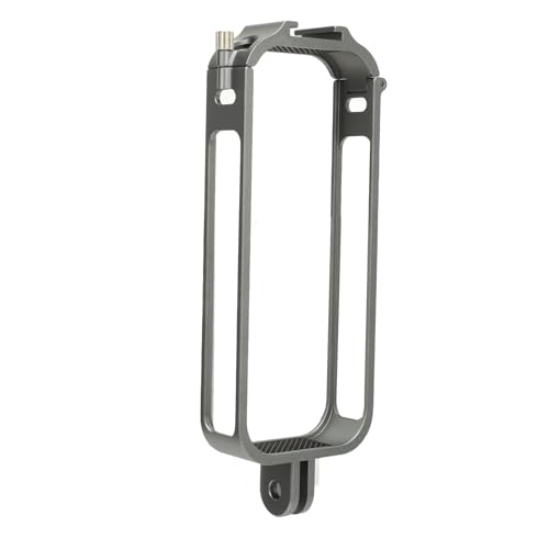 Action-Kamera-Schutzrahmen, Aluminiumlegierung, Mehrfacherweiterung mit oberer Kaltschuh-Schnittstelle, Utility-Rahmenkäfig für Insta360 X3 von evhooe