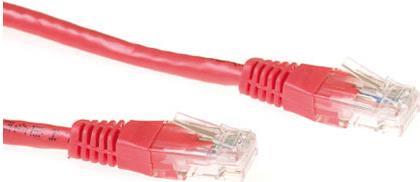 ECON-Line - Patch-Kabel - RJ-45 (M) bis RJ-45 (M) - 7 m - UTP - CAT 6 - Rot, RAL 3031 von ewent