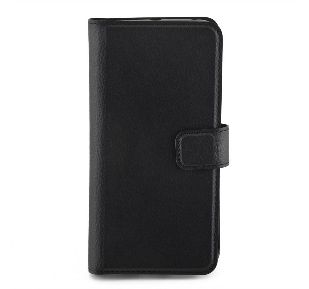 exquisit Handyhülle Slim Wallet Schutzhülle für Samsung Galaxy S6 Edge in schwarz von exquisit
