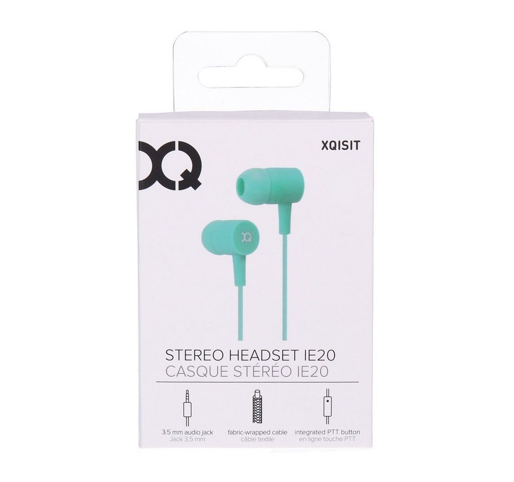 exquisit iE H20 In-Ear Headset mint In-Ear-Kopfhörer von exquisit