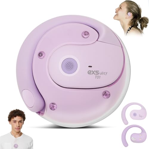 AI Kopfhörer Übersetzer,Sprachübersetzer Echtzeit,Sprachübersetzer-Ohrhörer, 144 Online-Sprachen, Bluetooth 5.4, kabellos, Clip-On-Ohrhörer, Übersetzungsgerät mit App für Musik und Anrufe (lila) AI Kopfhörer Übersetzer,Sprachübersetzer Echtzeit,Sprachübersetzer-Ohrhörer, 144 Online-Sprachen, Bluetooth 5.4, kabellos, Clip-On-Ohrhörer, Übersetzungsgerät mit App für Musik und Anrufe (lila) von exsulity